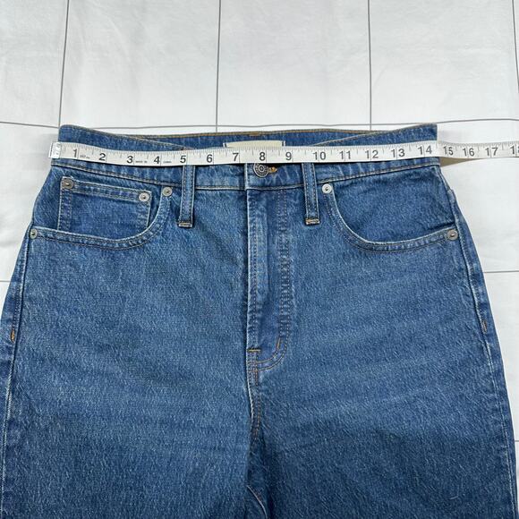 Madewell Jeans Womens 27 Blue Perfect Vintage Haight Wash High Rise Tapered Leg - Picture 9 of 14